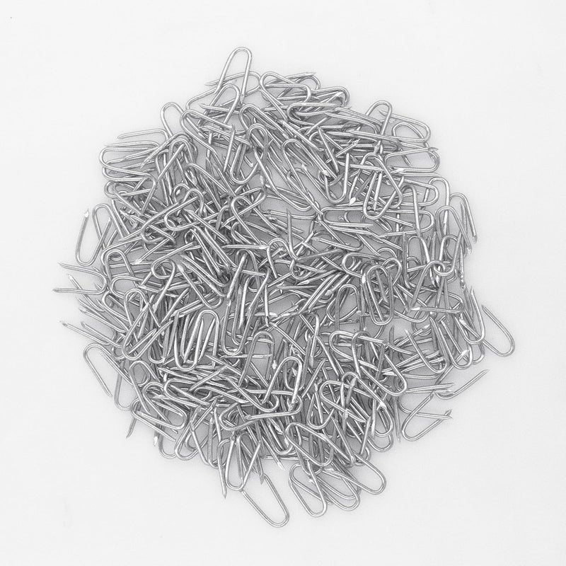 OMOTOOL Wire Fencing Galvanised Staples (260 pcs)，Chicken Wire Fencing Staple Horseshoe Nail Set - Securely Attach Chicken Wire Netting Wire Mesh to Fences or Posts - Image 3